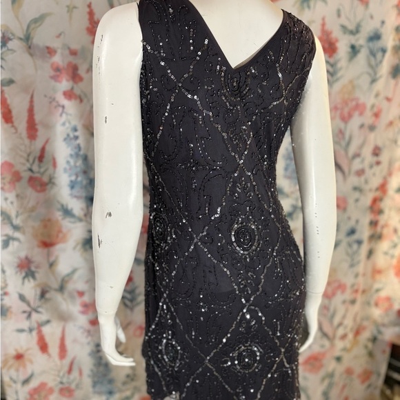Vintage Patra Sequin Dress and Shawl Size 10 - Picture 6 of 14
